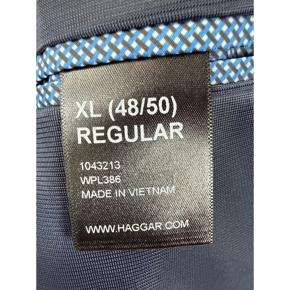 Haggar Smart Wash Performance Tech Blazer Mens XL Navy NEW 48-50 R Tailored Fit - Picture 4 of 16